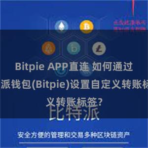 Bitpie APP直连 如何通过比特派钱包(Bitpie)设置自定义转账标签？