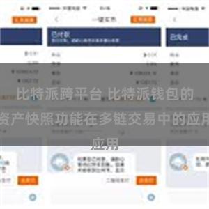 比特派跨平台 比特派钱包的资产快照功能在多链交易中的应用